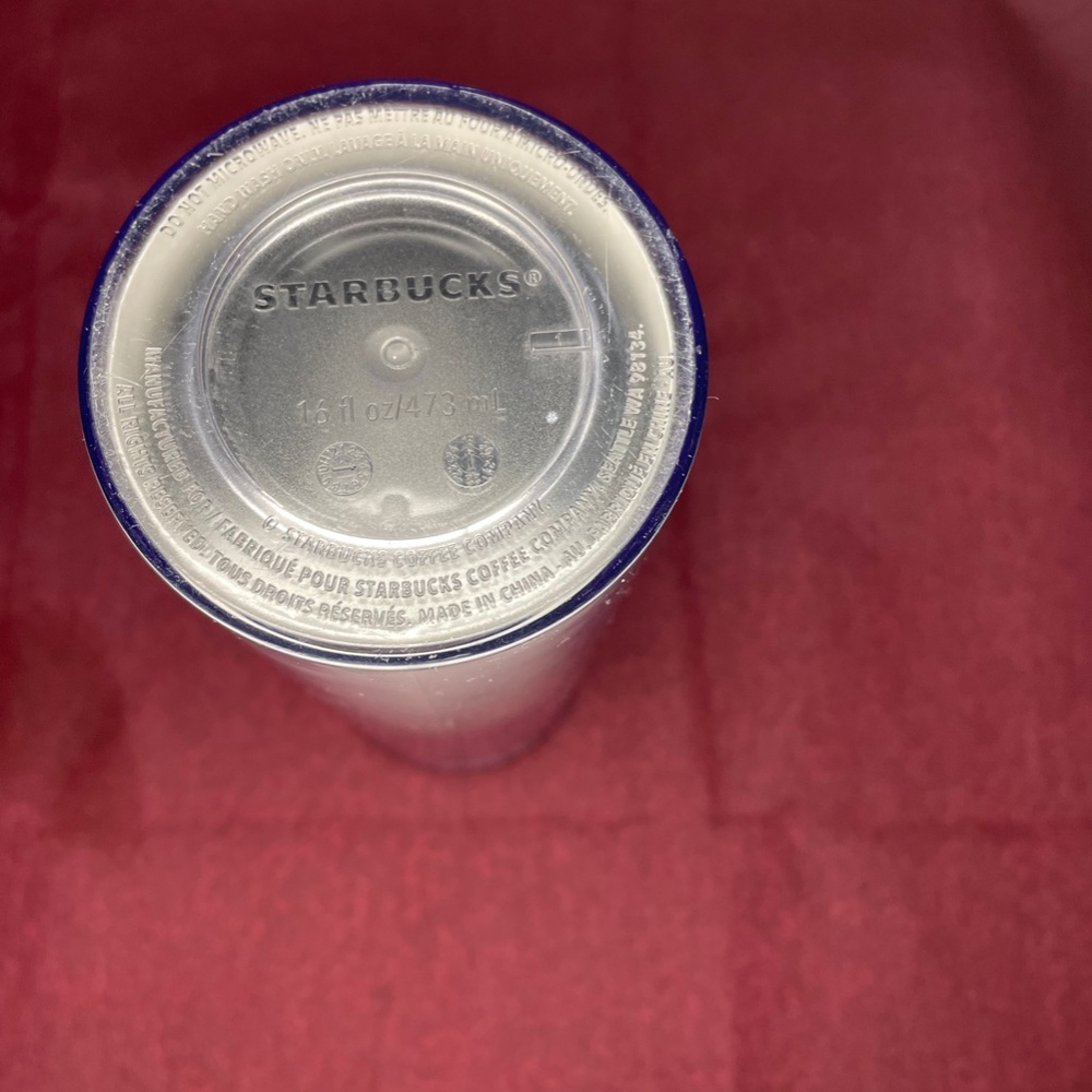 Starbucks 16oz Holiday 2019 Silver Glitter Ombre Cup - Picture 2 of 4